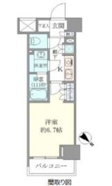 ファミール東京グランリッツ 4階 間取り図