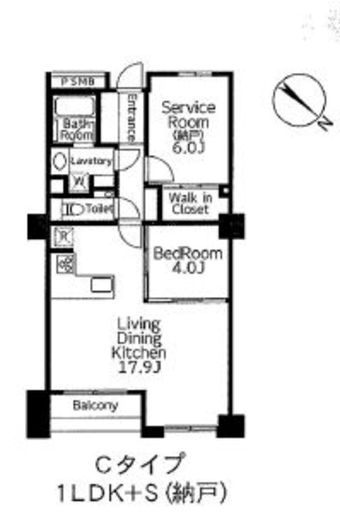 ファーロ西麻布 403 間取り図