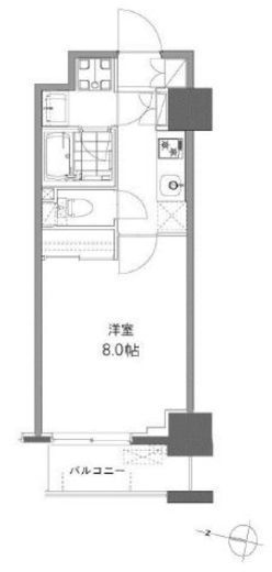 清澄白河レジデンス弐番館 915 間取り図