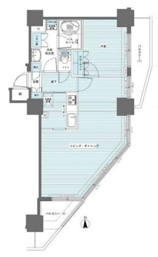 フェニックス西参道タワー 10階 間取り図
