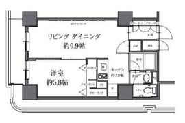 HF駒沢公園レジデンスタワー 1003 間取り図