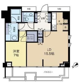 南青山テラス常盤松フォレスト 10階 間取り図