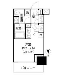 ザ・パークワンズ芝公園 9階 間取り図