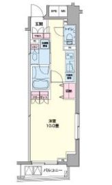 プライムアーバン日本橋浜町 1202 間取り図