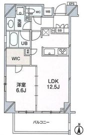 ウエルカーサ両国 201 間取り図