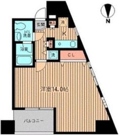 エルヴァージュ神田神保町 901 間取り図