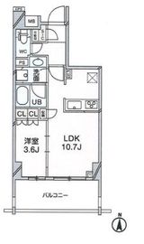 ウエルカーサ両国 202 間取り図