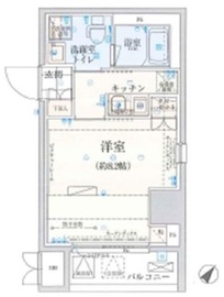 リヴシティ日本橋ネクステシア 4階 間取り図