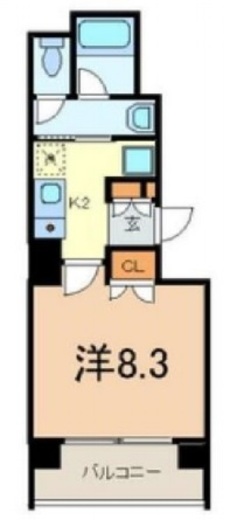 フィヤージュ南桜公園 402 間取り図