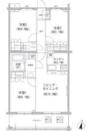 ヒューリックコート雪が谷 209 間取り図