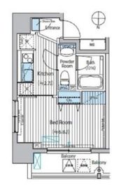 エスペランサ南麻布 601 間取り図