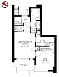 ライオンズタワー五反田 6階 間取り図