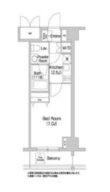 コンフォリア豊洲 423 間取り図