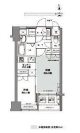 コンフォリア芝公園 703 間取り図