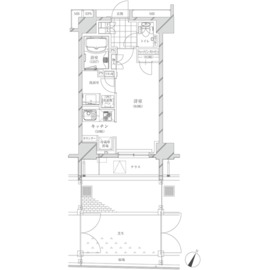 コスモリード市ヶ谷払方町 102 間取り図