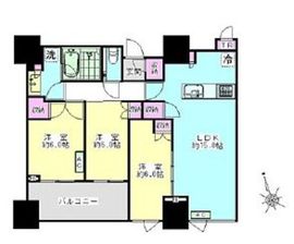 大崎ガーデンレジデンス 711 間取り図