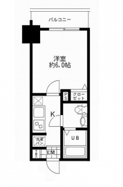 モーニングサイド銀座 1303 間取り図