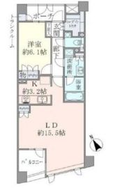 グランヴェール代官山 4階 間取り図