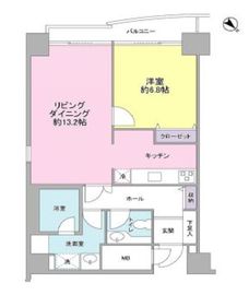 四番町プラザ 803 間取り図