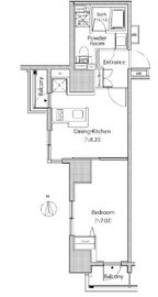 セレニティコート渋谷神泉 13F1 間取り図