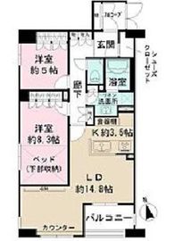 メゾンヴェール白金台 5階 間取り図