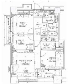 アトラスタワー西新宿 14階 間取り図