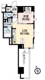 オープンレジデンシア麻布六本木 8階 間取り図