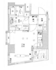 エスコートノヴェル南麻布 2階 間取り図