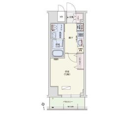 アーバネックス秋葉原EAST 1104 間取り図