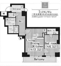 プルメリアレジデンス大森 605 間取り図