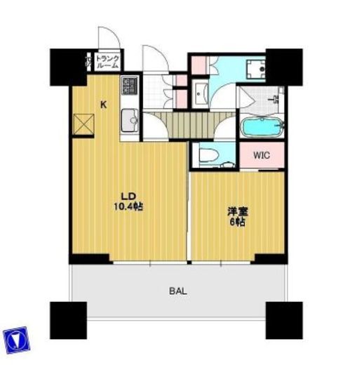 大崎ガーデンレジデンス 1118 間取り図