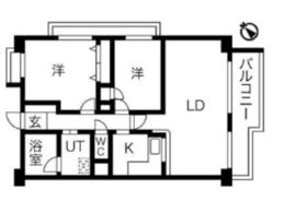 ガーデン目黒平町 201 間取り図