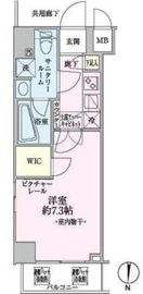 ステージファースト両国2アジールコート 1階 間取り図