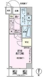 ステージファースト両国2アジールコート 2階 間取り図