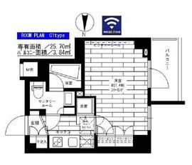 ステージファースト両国2アジールコート 2階 間取り図