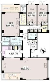 ソラール砂土原 2階 間取り図