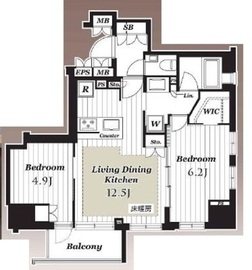 CONOE東日本橋駅前 10階 間取り図