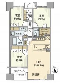 ザ・パークハウス大井町レジデンス 7階 間取り図