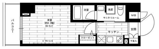 ステージグランデ上野松が谷 7階 間取り図