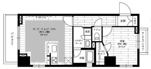 ステージグランデ上野松が谷 11階 間取り図