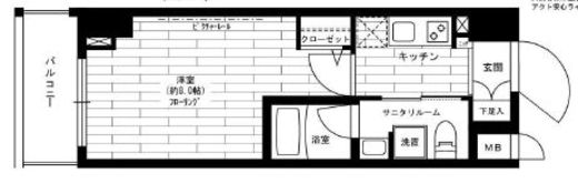 ステージグランデ上野松が谷 12階 間取り図
