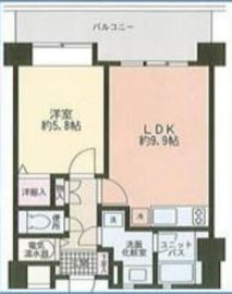 ダイワ芝浦ビル 1202 間取り図