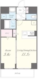 ブランエール戸越 202 間取り図