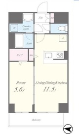 ブランエール戸越 302 間取り図