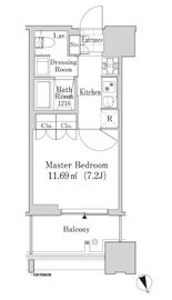 大崎ガーデンレジデンス 107 間取り図