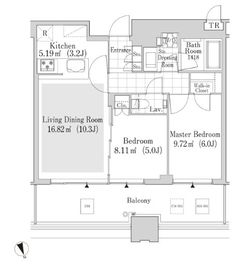 大崎ガーデンレジデンス 1714 間取り図