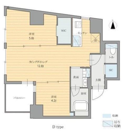 パークルール神田司町ロンド 301 間取り図