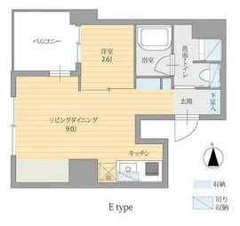 パークルール神田司町ロンド 303 間取り図