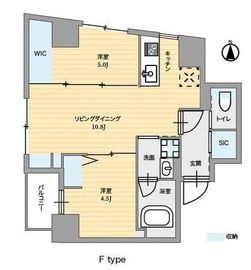 パークルール神田司町ロンド 401 間取り図