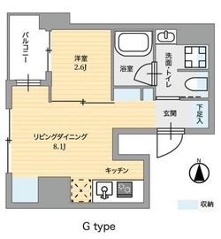 パークルール神田司町ロンド 403 間取り図